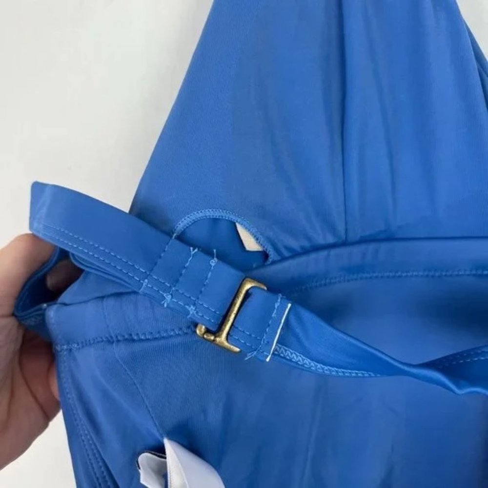 NWT Andie Swim The Lagos One Piece Swimsuit Flat Smooth Horizon Blue Size XL NEW - Picture 8 of 12